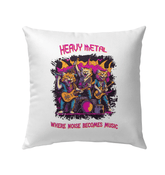 Heavy Metal Outdoor Pillow - Beyond T-shirts